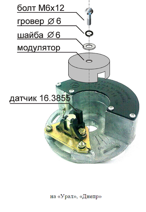 бесконтактная система зажигания Урал, Днепр, микропроцессорная